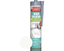 Lugato Bad-Silikon Wie Gummi weiß 310 ml