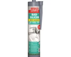 Lugato Bad-Silikon Wie Gummi weiß 310 ml