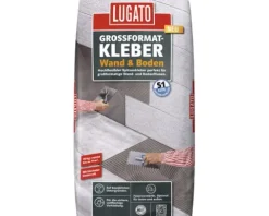 Lugato Fliesenkleber Grossformatkleber Wand und Boden C2TES1 20 kg