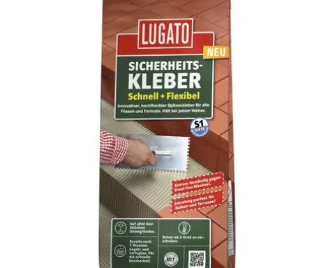 Lugato Fliesenkleber Sicherheitskleber Schnell + Flexibel C2FTE-S1 5 kg
