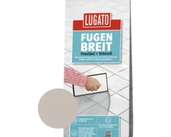 Lugato Fugenmörtel Fugenbreit Flexibel + Schnell grau 5 kg