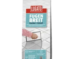 Lugato Fugenmörtel Fugenbreit Flexibel + Schnell grau 5 kg