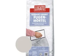 Lugato Fugenmörtel Marmor + Granit granitgrau 5 kg