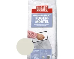 Lugato Fugenmörtel Marmor + Granit silbergrau 5 kg
