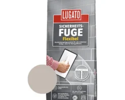 Lugato Fugenmörtel Sicherheitsfuge Flexibel grau 5 kg