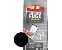 Lugato Fugenmörtel Sicherheitsfuge Flexibel schwarz 5 kg