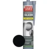 Lugato Hochtemperatur-Silikon Wie Gummi schwarz 310 ml