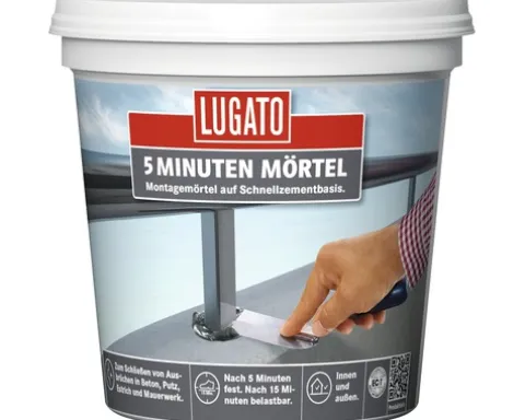 Lugato Reparaturmörtel 5 Minuten Mörtel 1 kg