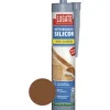 Lugato Wetterschutz-Silikon Wie Gummi mahagoni 310 ml