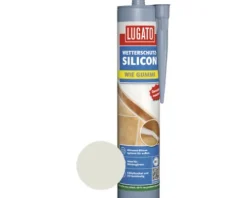 Lugato Wetterschutz-Silikon Wie Gummi silbergrau 310 ml