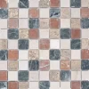 Marmor-Natursteinmosaik Random 30,5x30,5 cm beige/braun