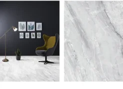 2,341m² Design-Vinylboden – Marmor-Optik 2152 HEISIEK MARMOR Boden mit Trittschalldämmung 830 x 470x5 mm