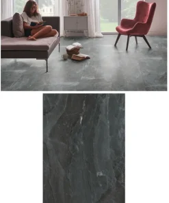 2,341m² Design-Vinylboden – Marmor-Optik 2151 WINDECK MARMOR Boden mit Trittschalldämmung 830 x 470x5 mm