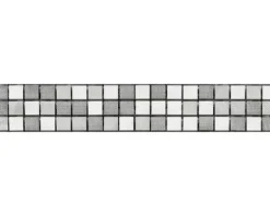 Metallbordüre grau 4,9x30,5 cm