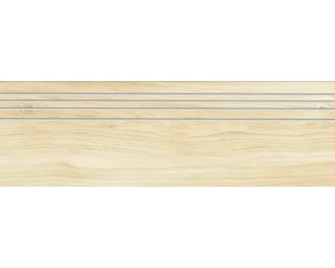 MIRAVA Feinsteinzeug Stufenfliesen SKIEN 29,8 cm x 119,8 cm x 0,9 cm bay beige matt rektifiziert