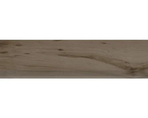 MIRAVA Feinsteinzeug Stufenfliese OSLO walnut dark 29.8 x 120 x 0,9 cm UGL
