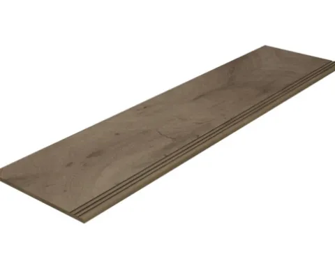 MIRAVA Feinsteinzeug Stufenfliese OSLO walnut dark 29.8 x 120 x 0,9 cm UGL