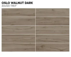 MIRAVA Feinsteinzeug Stufenfliese OSLO walnut dark 29.8 x 120 x 0,9 cm UGL