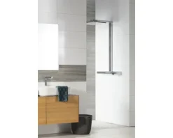 MIRAVA Steingut Wandfliese PORTO weiß glänzend 29,8 cm x 59,8 cm x 0,8 cm rektifiziert
