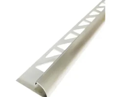 MIRAVA Viertelkreis Abschlussprofil Edelstahl gebürstet 300 cm x 8 mm