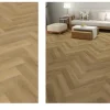 1.752 m² Premium Vinylboden Fischgrät Design 2072H ALTENO EICHE Boden mit Trittschalldämmung 592 x 148 x 5,5 mm
