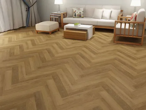 1.752 m² Premium Vinylboden Fischgrät Design 2072H ALTENO EICHE Boden mit Trittschalldämmung 592 x 148 x 5,5 mm