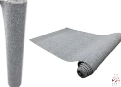 6 m² Selbstklebender Teppich Teppichboden Teppichbelag Bodenbelag Strapazierfähiger Wasserdicht – 120 cm x 500 cm (hell)