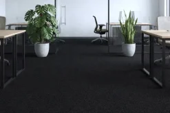 6 m² Selbstklebender Teppich Teppichboden Teppichbelag Bodenbelag Strapazierfähiger Wasserdicht – 120 cm x 500 cm (schwarz)