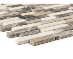 Natursteinmosaik braun beige 30x30 cm