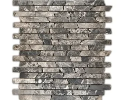 Natursteinmosaik Emperado braun 30,5x30,5