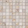 Natursteinmosaik MOS 32/2807 beige/gold 30,5x30,5 cm