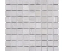 Natursteinmosaik MOS 32/2012 30,5x30,5 cm beige/grau