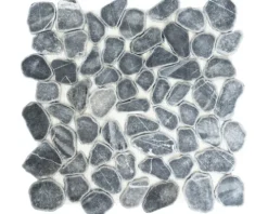 Natursteinmosaik XKS 402 31,5x31,5 cm schwarz