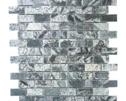 Natursteinmosaik XMI 117 30,5x32,5 cm silber/grau