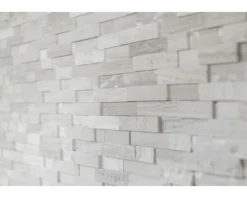 Natursteinmosaik XNC 3D20 Marmor grau 31,5x30 cm