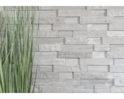 Natursteinmosaik XNC 3D20 Marmor grau 31,5x30 cm