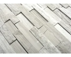 Natursteinmosaik XNC 3D20 Marmor grau 31,5x30 cm