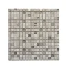 Natursteinmosaik XNM M76 30x30 cm grau/weiß