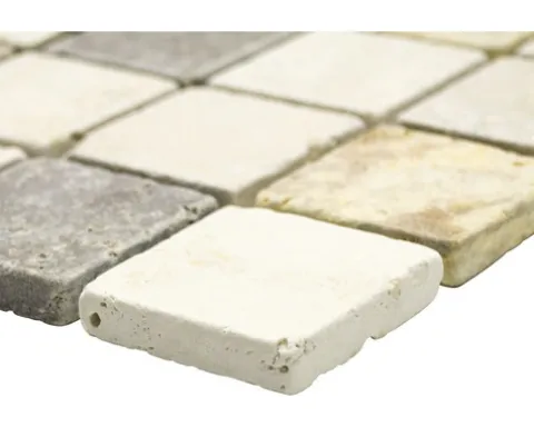 Natursteinmosaik XNT 46685 braun/beige 30,5x30,5 cm