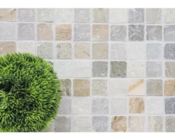 Natursteinmosaik XNT 46685 braun/beige 30,5x30,5 cm
