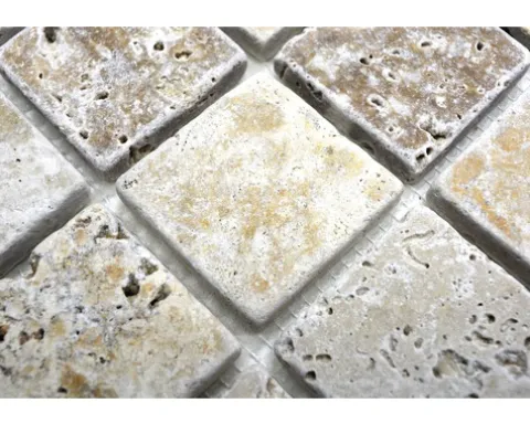 Natursteinmosaik XNT 46685 braun/beige 30,5x30,5 cm