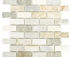 Natursteinmosaik XQM 13IL 30,5x30,5 cm beige/grau