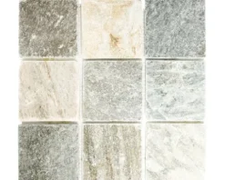 Natursteinmosaik XQM 100L 30,5x30,5 cm beige/grau