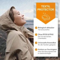 Nordicare Textil Imprägnierspray [500ml] Universal Imprägnierspray Jacke Sneaker Schuhe I Imprägnierung's Spray Regenjacke, Goretex I Textil Schuh wasserdicht imprägnieren
