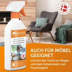 Nordicare Textil Imprägnierspray [500ml] Universal Imprägnierspray Jacke Sneaker Schuhe I Imprägnierung's Spray Regenjacke, Goretex I Textil Schuh wasserdicht imprägnieren