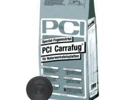 PCI Carrafug® Spezial Fugenmörtel für Naturwerksteinplatten anthrazit 5 kg