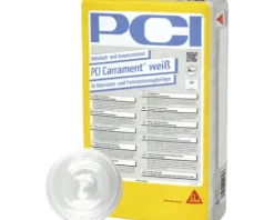 PCI Carrament® Mittelbett- und Ansetzmörtel für Naturwerksteinbeläge weiß C2FE 25 kg