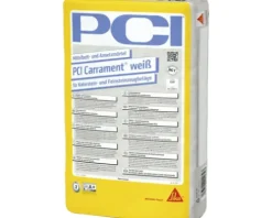 PCI Carrament® Mittelbett- und Ansetzmörtel für Naturwerksteinbeläge weiß C2FE 25 kg