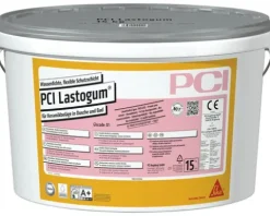 PCI Lastogum® Wasserdichte flexible Schutzschicht unter Keramikbelägen in Dusche und Bad grau 15 kg