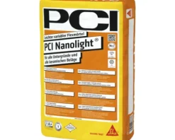 PCI Nanolight® leichter variabler Flexmörtel für alle Untergründe und alle keramischen Beläge grau C2TE-S1 15 kg